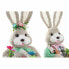 Фото #3 товара Декоративная фигура DKD Home Decor 28 x 22 x 40 cm Коричневый Кролик Зеленый Разноцветный (2 штук)