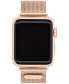 Фото #1 товара Ремешок для часов Coach rose Gold-Tone Mesh 38/40/41 мм Apple Watch Band