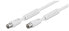 Фото #1 товара Wentronic 3.5m Coaxial Cable - 3.5 m - BNC M - BNC FM - White