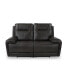 Фото #3 товара Trevor Leather Loveseat with Power and USB Charge Port