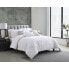 Фото #2 товара Queen 6pc Boston Comforter Set White/Gray - Riverbrook Home