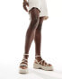 Фото #4 товара ASOS DESIGN Tari rope detail flatforms in natural