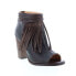 Фото #2 товара Bed Stu Olivia F386008 Womens Brown Leather Zipper Strap Heels Shoes 8