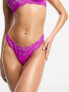 Фото #1 товара Ann Summers Sexy Lace Planet string thong in pink and lilac