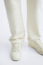Фото #6 товара Кеды мужские ZARA Минималистичные с шнуровкой