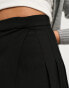 ASOS DESIGN pleated mini skirt in black 34 - фото #7