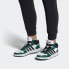 Фото #7 товара Кроссовки мужские adidas neo Mid FW5995 Vintage Basketball Shoes черные-зеленые
