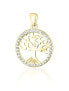 Фото #1 товара Gold-plated pendant with zircons Tree of Life SVLP0978XH2GO00