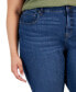 Фото #5 товара Plus Size Mid-Rise Curvy Capri Jeans, Created for Macy's
