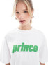 Prince branded t-shirt with logo in white