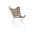 Фото #1 товара Садовое кресло DKD Home Decor Белый Оранжевый Железо 74 x 65 x 90 cm
