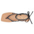 Фото #7 товара BEACH by Matisse Bocas Lace Up Womens Black Casual Sandals BOCAS-001