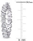 ფოტო #3 პროდუქტის Moissanite Swirl Small Hoop Earrings (1-1/4 ct. t.w.) in Sterling Silver, 1"