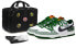 Фото #1 товара 【定制球鞋】 Nike Dunk Low OKHR 椰子树 树叶 解构风 绑带 低帮 板鞋 男款 白绿黑 / Кроссовки Nike Dunk Low DD1391-300