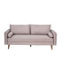 Фото #6 товара Carthage Upholstered Mid-Century Modern Pocket Spring Sofa With Wooden Legs And Removable Back Cushions