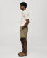 Men's Drawstring Detail Cotton Shorts