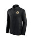 Men's Black Boston Bruins Authentic Pro Full-Zip Jacket
