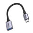 Фото #1 товара Adapter przejściówka kabla USB-C na USB-A 5Gb/s 15cm czarny
