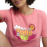 Puma Nature Inspired Logo Crew Neck Short Sleeve T-Shirt Womens Pink Casual Tops