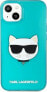 Фото #3 товара Karl Lagerfeld Etui Karl Lagerfeld KLHCP13SCHTRB Apple iPhone 13 mini niebieski/blue hardcase Glitter Choupette Fluo