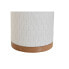 Toilet Brush Home ESPRIT White Silver Natural Resin Bamboo 9 x 9 x 37 cm