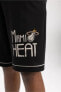 Фото #5 товара Fit Nba Miami Heat Oversize Fit Şort A1721ax23sm