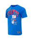 Men's Royal New York Giants Super Bowl XLVI Patch Hometown Collection T-shirt