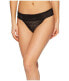 Else 177564 Womens Rumi Low Rise Seamless Thong Underwear Black Size Large