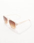 Фото #3 товара AJ Morgan york aviator sunglasses in cream