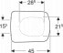 Фото #9 товара Deska sedesowa Geberit Geberit Selnova Compact Deska sedesowa, mocowanie od góry, kształt geometryczny, wolne opadanie, zachodząca pokrywa deski sedesowej, antybakteryjna [36]