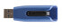 Фото #5 товара Verbatim V3 MAX - USB 3.0 Drive 64 GB - Blue - 64 GB - USB Type-A - 3.2 Gen 1 (3.1 Gen 1) - Slide - 10 g - Blue