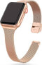 Фото #2 товара Tech-Protect Bransoleta Tech-protect Thin Milanese Apple Watch 38/40/41mm Blush Gold