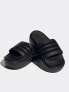 Фото #3 товара adidas Originals Adilette platform sliders in black