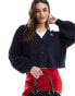 Фото #2 товара Tommy Jeans flag badge cardigan in navy