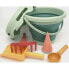 COMPACTOYS Eco Beach Bucket With Sandbox Toys 7 In 1 doll