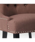 Фото #17 товара Upholstered Wingback Button Tufted Dining Chair Set of 2