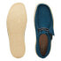 Фото #7 товара Clarks Wallabee Cup 26174036 Mens Blue Oxfords & Lace Ups Casual Shoes