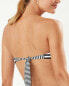Фото #2 товара Tommy Bahama 285830 Breaker Bay Striped Bandeau Bikini Top, Size Large