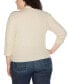 Фото #2 товара Black Label Plus Size Ribbed Quarter-Zip Sweater