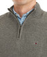ფოტო #2 პროდუქტის Men's Big & Tall Quarter-Zip Sweater