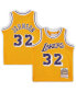 Фото #2 товара Infant Boys and Girls Magic Johnson Gold Los Angeles Lakers Retired Player Jersey