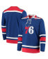 ფოტო #1 პროდუქტის Men's G-III Sports by Carl Banks Royal Philadelphia 76ers Pointman Hockey Fashion Jersey