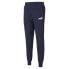 Фото #1 товара Puma Essentials Logo Pants Mens Blue Casual Athletic Bottoms 84682006