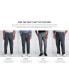 Фото #4 товара Men's Cool 18 PRO Stretch Straight Fit Flat Front Dress Pants