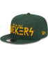 ფოტო #4 პროდუქტის Men's Green Green Bay Packers Word 9FIFTY Snapback Hat