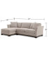 Фото #8 товара Elliot II 107" 2-Pc. Fabric Chaise Sectional Apartment Sofa, Created for Macy's