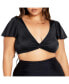 Plus Size Ingrid Cap Sleeve Top