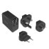 LogiLink USB socket travel adapter for 2.1A Fast Charging - 10.5W - Indoor - AC - 5 V - Black