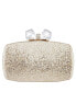 Фото #12 товара Women's Glitter Minaudiere With Crystal Bow Clasp