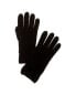 Фото #1 товара Forte Cashmere Bow Cashmere Gloves Women's Black